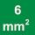 Vardinis skerspjūvis 6 mm²