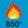 atsparus liepsnai 850 °C