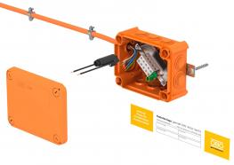 T serijos kabelių paskirstymo dėžutės „FireBox“ funkcionalumo palaikymo sistemos