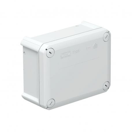 Junction box T 100, closed, OBO EcoLine 136x102x57 |  | IP66 | šviesiai pilka; RAL 7035