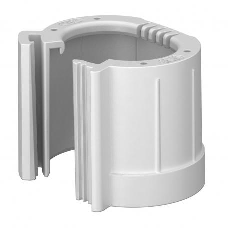 Pipe end cap, splittable, metric, light greyGrip 20, OBO EcoLine 