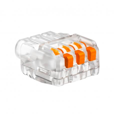 Universalus atlenkiamas gnybtas, 3 polių