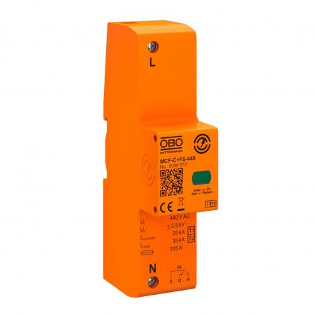Lightning current arrester MCF-C 1 | 25 | taip | 440 | IP20