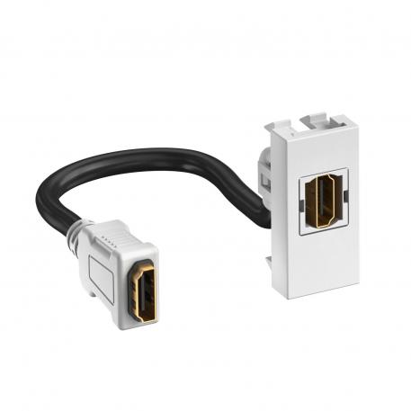 HDMI jungtis  |  | HDMI | baltas; RAL 9010
