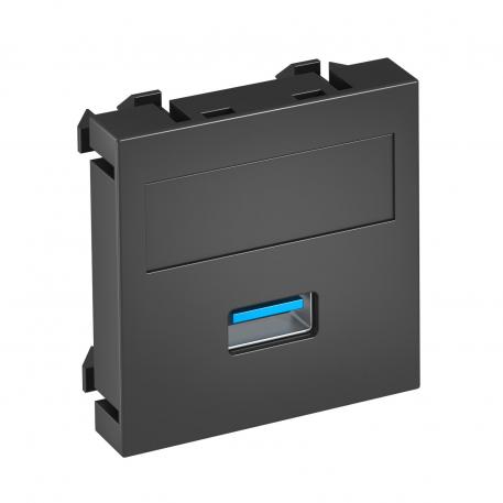 USB2.0 / 3.0 lizdas, 1 modulis, tiesus išvadas, varžtinė jungtis