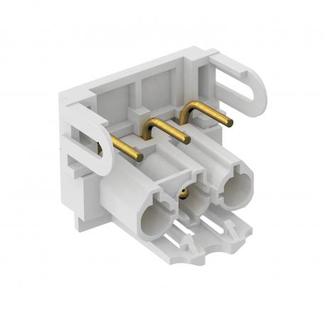 Modulių „45connect®“ kištuko dalies adapteris, baltas 