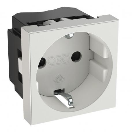 Steckdose 0°, Schutzkontakt, 1-fach