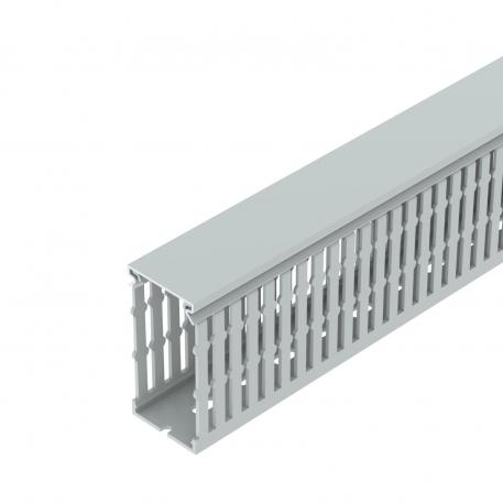 Montažinis perforuotas plast. kanalas, tipas LK4H N 80040 2000 | 40 | 80 | Perforuota apačia | šviesiai pilka; RAL 7035