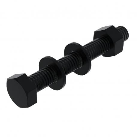 Hexagonal bolt M10, black, G