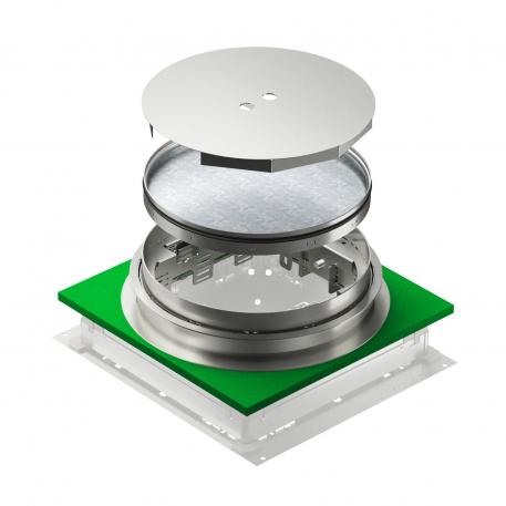 Reguliuojamo aukščio revizinis liukas, RKNUZD3, nerūdijančio plieno