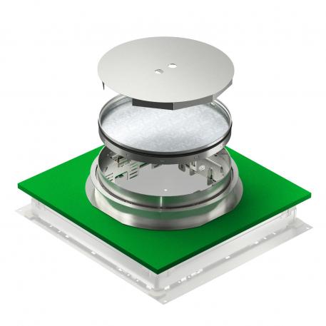 Reguliuojamo aukščio revizinis liukas, RKNUZD3, nerūdijančio plieno 140 | 25 |  | R9